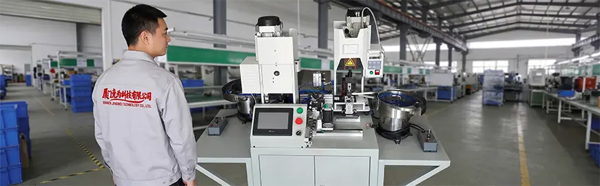 Çift Uçlu Terminal Kıvırma Gövde Yerleştirme Makinesi
