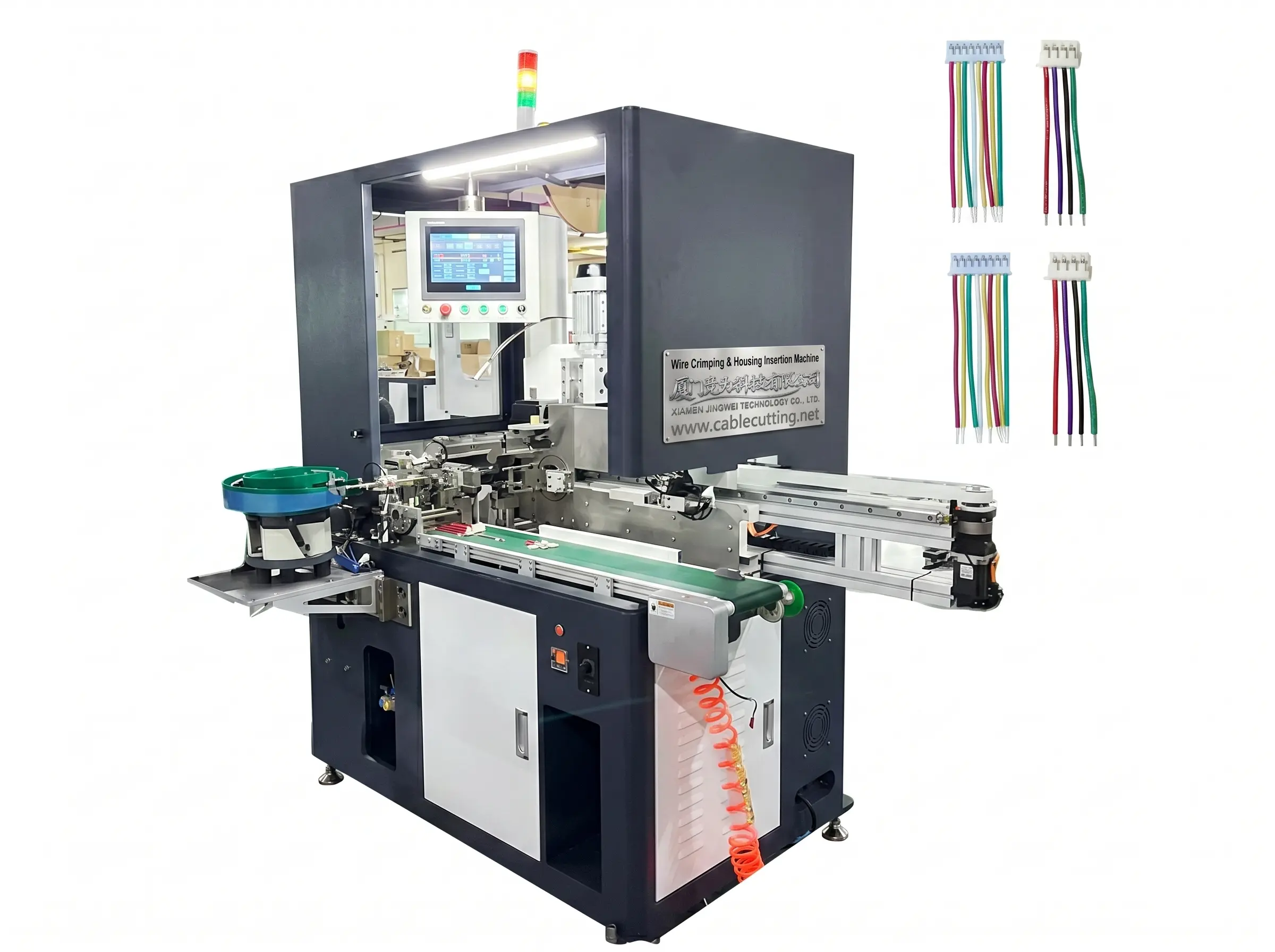 WPM-5505 Otomatik Kablo Pabuçlama ve Terminal Yerleştirme Makinesi - JINGWEI