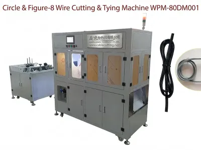 Otomatik Daire ve 8 Şekli Kesme Sarma Bağlama Makinesi WPM-80DM001
