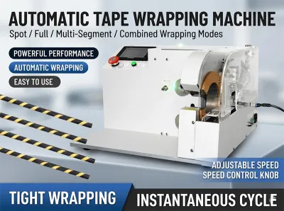 Dokunmatik Ekranlı Bant Sarma Makinesi - Akıllı Kontrol, Yüksek Hız WPM-303