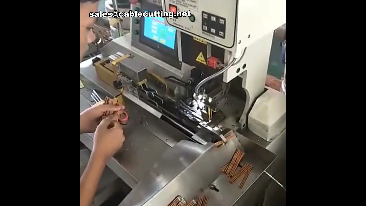 Çoklu Hat Kıvırma Makinesi | Endüstriyel Kablo Sıyırma ve Kıvırma İşlemi