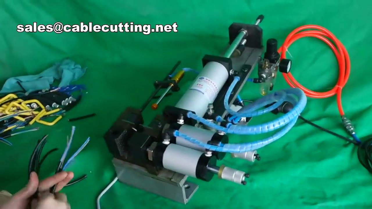 JG-310 Pnömatik Bakır Kablo Sıyırma Makinesi | Gazlı & Elektrikli Tel Soyma