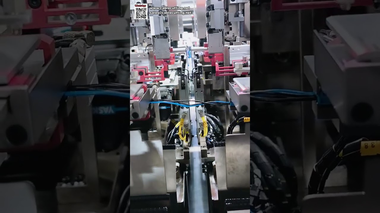 Yüksek Uyumlu Çift Kafalı Otomatik Terminal Sıkma ve Gövde Yerleştirme Makinesi