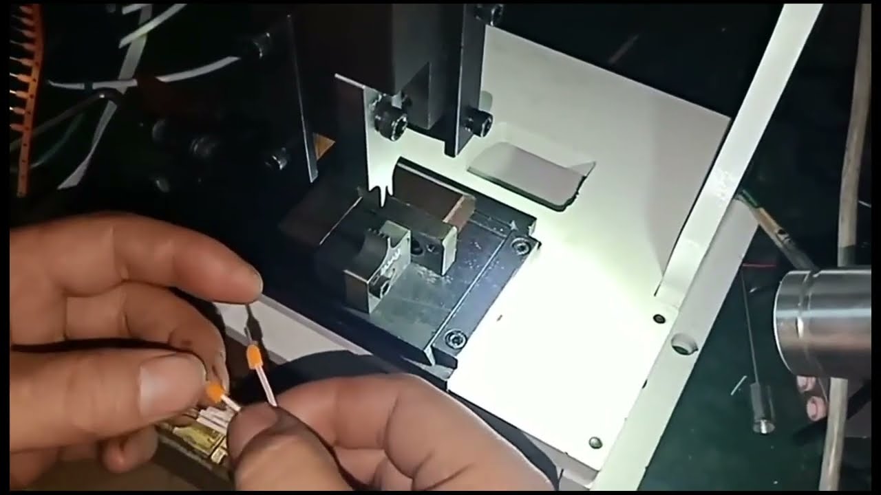 Soğuk Pres Fiş Kıvırma Makinesi | 30mm Stroklu Gevşek Yalıtımlı Terminal Kıvırma Seti