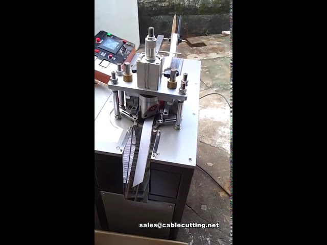 45 Derece Eğimli Ultrasonik Grosgrain ve Saten Kurdele Kesme Makinesi