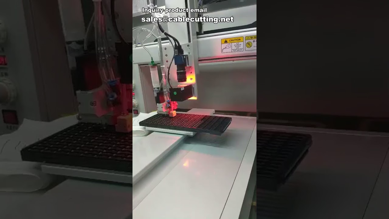 Görüntülü Yapıştırıcı Dağıtım Robotu | Üç Eksenli Kameralı Tutkal Dağıtma Makinesi