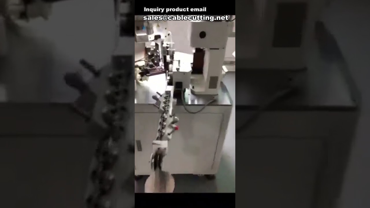 Çift Uçlu Otomatik Kablo Sıkma Makinesi - Sürekli Terminal Presleme Ekipmanı