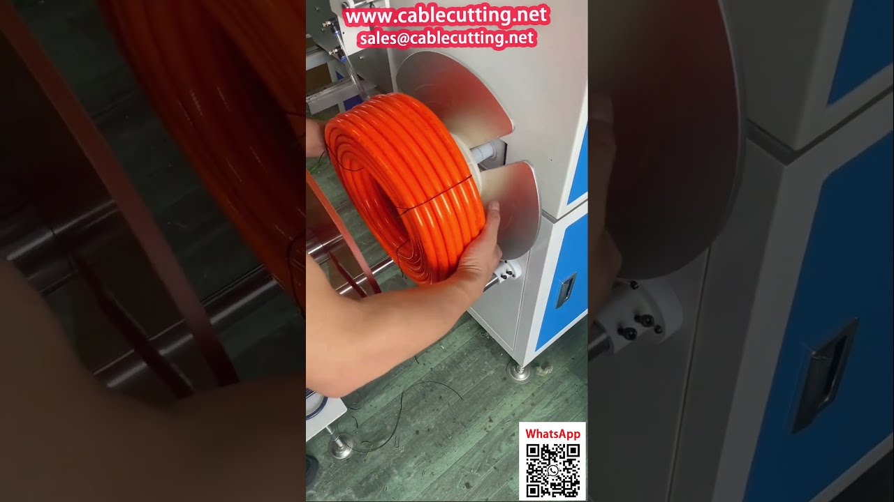Yüksek Basınçlı Örgü Hortum için Hizalama ile Sarma ve Sayma Makinesi