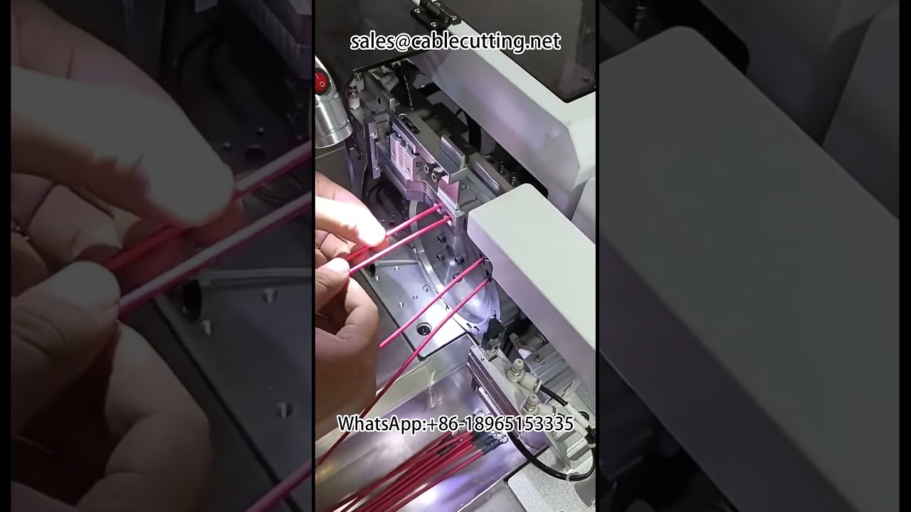 Otomatik Beslemeli Isı Büzüşmeli Kılıf Kesme Makinesi | Otomotiv Kabloları İçin