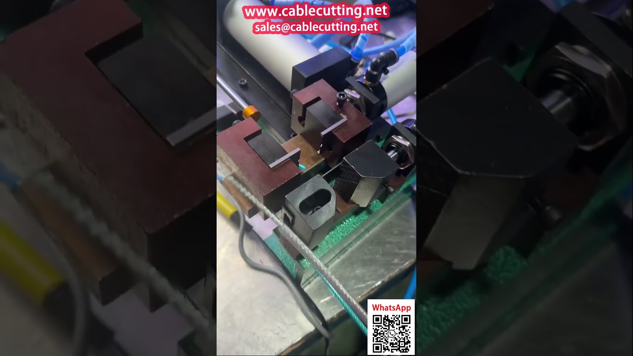 Pnömatik PVC Kaplı Çelik Halat Sıyırma Makinesi | Profesyonel Kablo Hazırlık