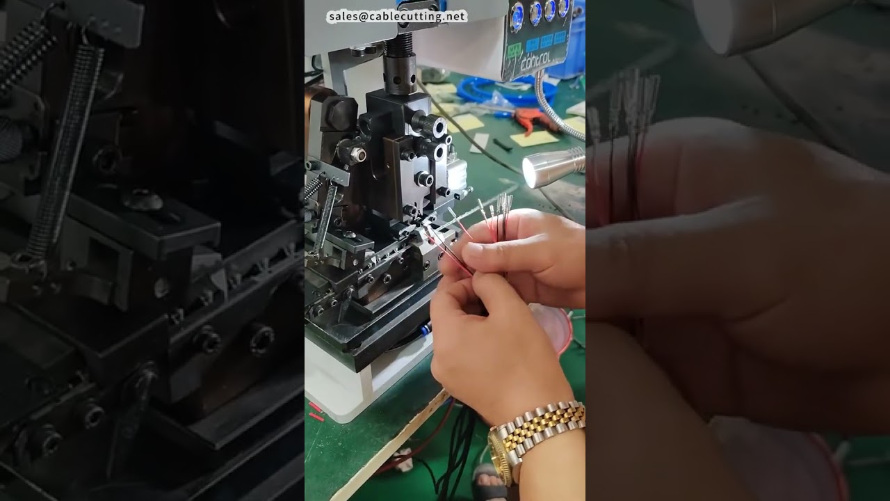 Yuvarlak Boru Terminali için Tek Uçlu Sıyırma ve Kıvırma Makinesi | Kolay Kurulum #fabrika #makine