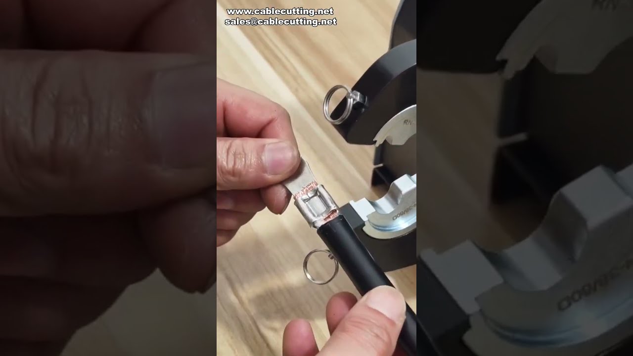 500A Pnömatik Terminal Sıkma Makinesi - İz Bırakma Sıkma Testi | Fabrika Otomasyonu #fabrika #makine