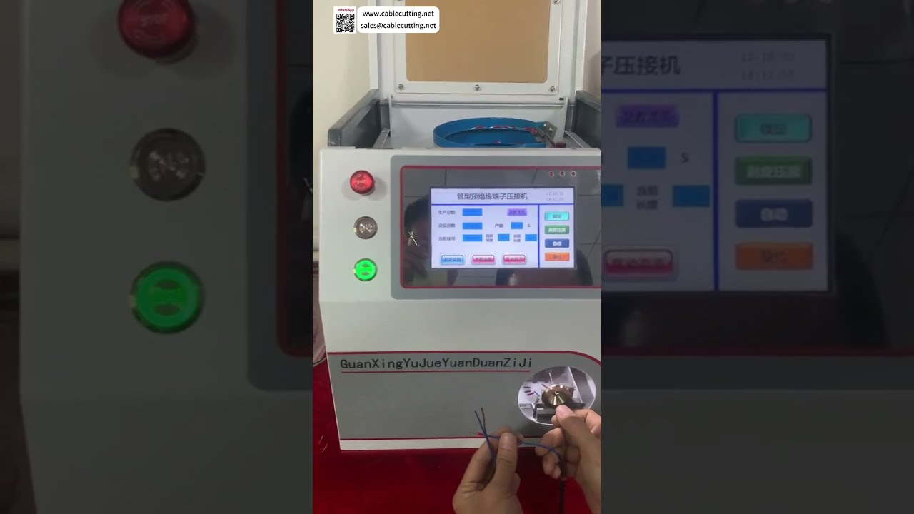 Yüksek Hızlı Otomatik Beslemeli Boru Terminal Sıkma Makinesi - Endüstriyel Pres İşleme