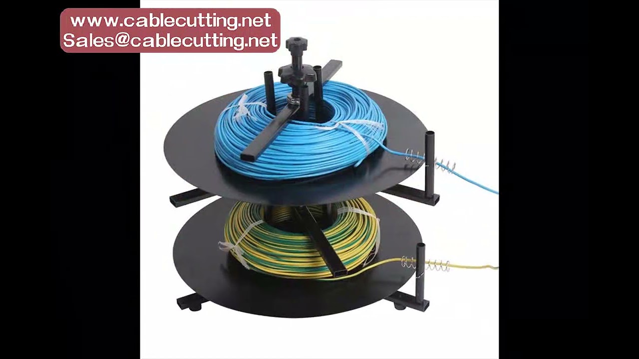 4-Layer Wire Cable Feeder Coil Payoff Reel for Wire Stripping Machine and Coil Winding