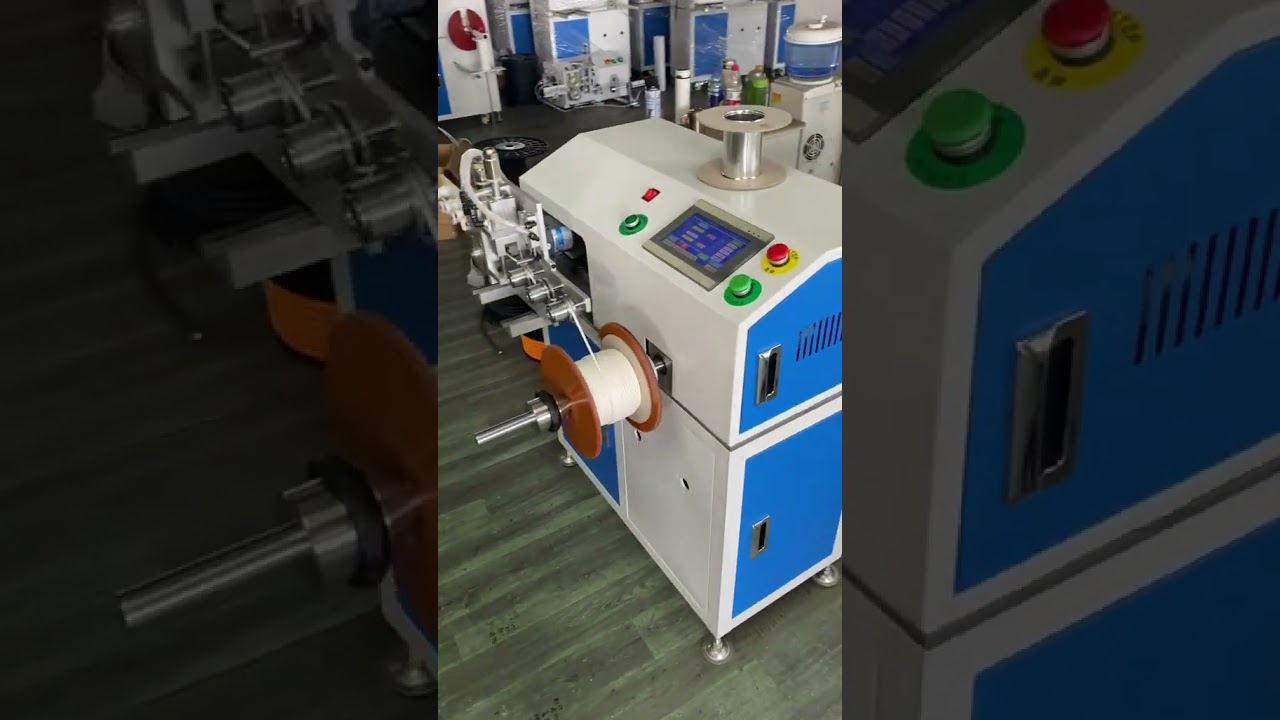 Elektrik Teli Bobinlerine Hassas Metraj ve Düzgün Sarma | Fabrika Makinası #fabrika #makina
