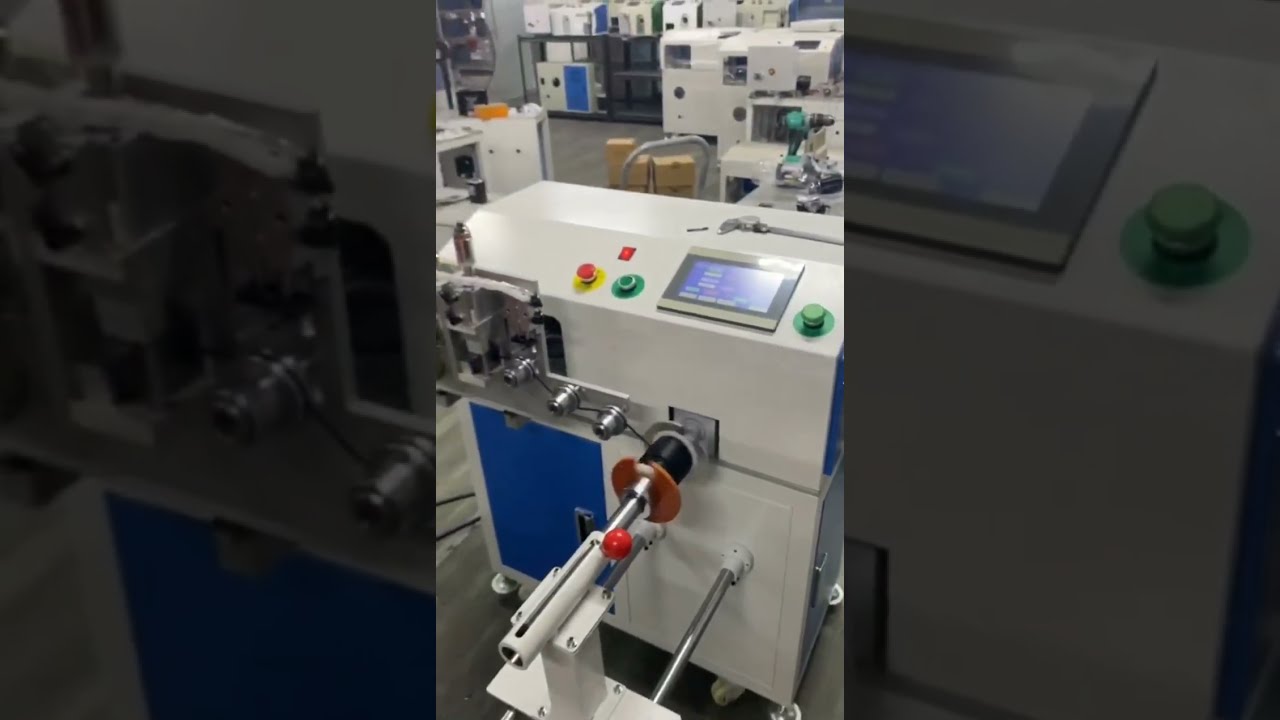Elektrik Telleri ve Kabloları İçin Kablo Sıyırma Makinası #kablosıyırmamakinası #fabrika #otomotiv #kendinyap