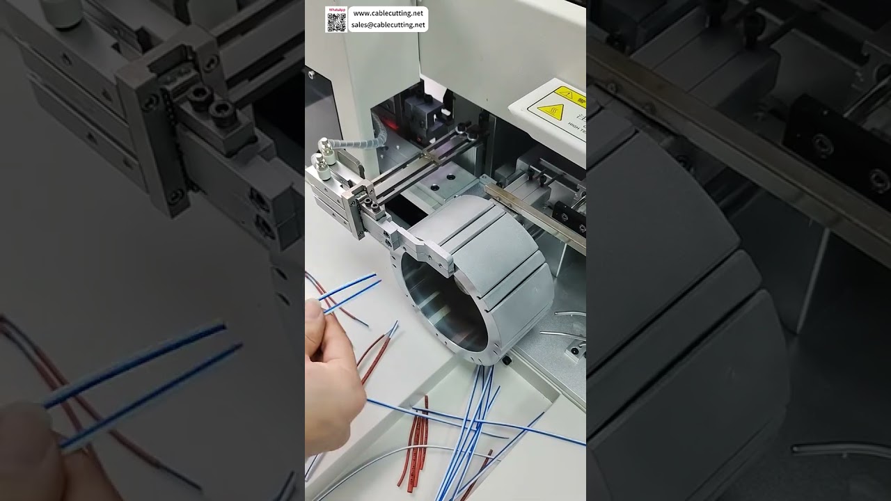 Renkli Şerit Baskılı Tüp Yerleştirme Makinesi | Kusursuz 70mm Paralel Kablo Hizalama Aparatı