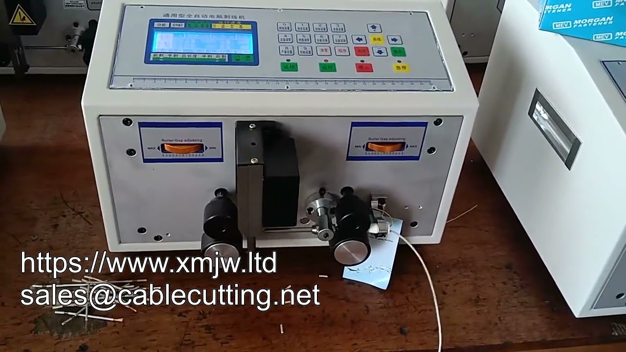 WPM 01 Yüksek Hızlı Çok Damarlı İnce 1mm PVC Bakır Tel Soyma ve Kesme Makinesi