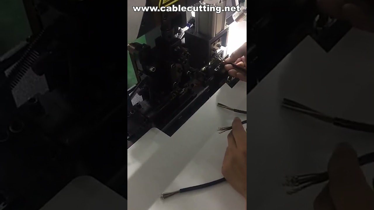 Endüstriyel Elektrik Kablo Soyma Makinesi, Kablo Soyma ve BV Hardline Krimpleme Makinası