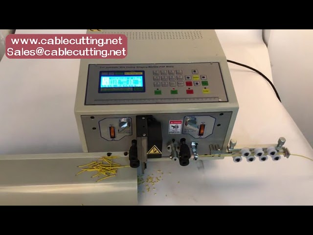 8 mm² Tam Otomatik Kablo Sıyırma Makinesi | Elektrik Tel Kesme ve Sıyırma