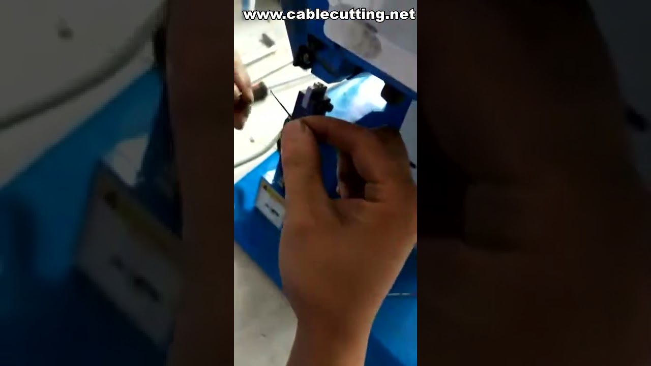 Bakır Şerit Ekleme ve Sıkma Makinesi - Kablo Birleştirme ve Kulaklık Üretim Makinesi