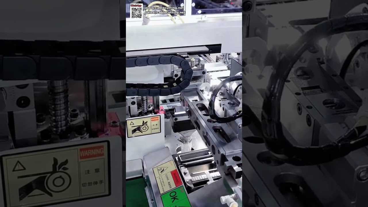 Tam Otomatik Terminal Presleme, Konnektör Gövdesi Yerleştirme ve Tel Kalaylama Tek Makinede