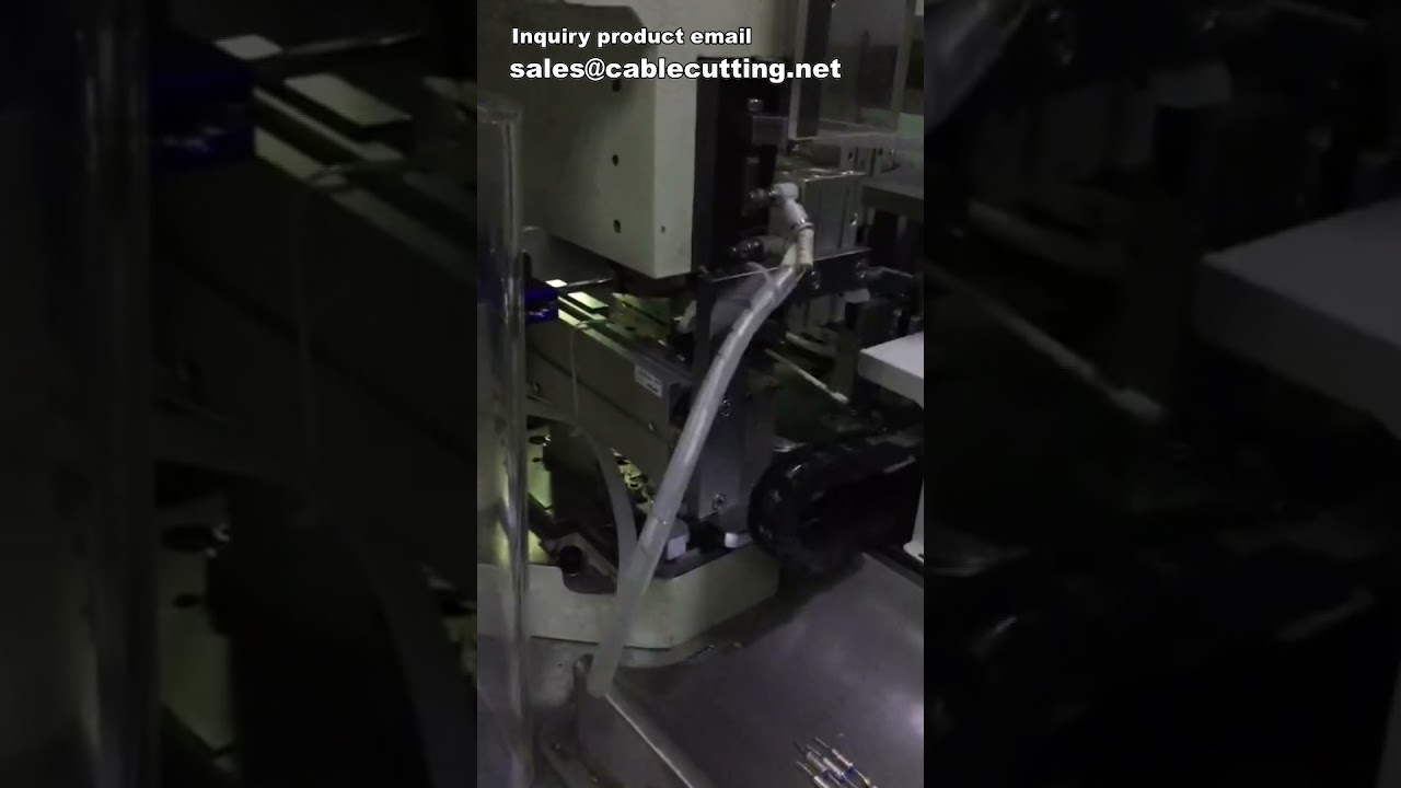 Otomatik Tel Sıyırma ve Terminal Kıvırma Makinesi | Tel Kesme & Elektrik Bağlantı Konnektörü