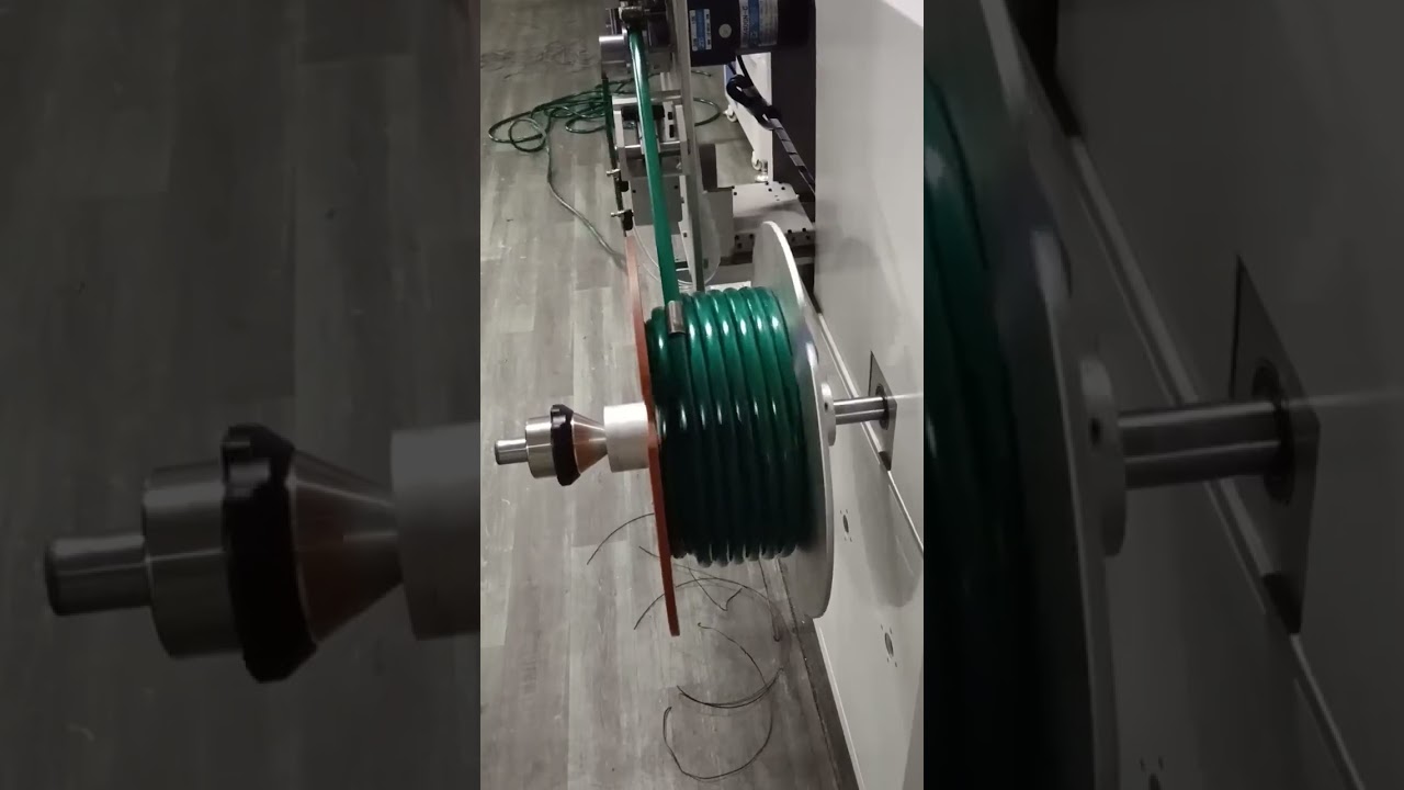Hassas Ölçümlü Otomatik Metre Sayma, Kesme, Sıralama ve Tüp Sarma Makinesi #makine