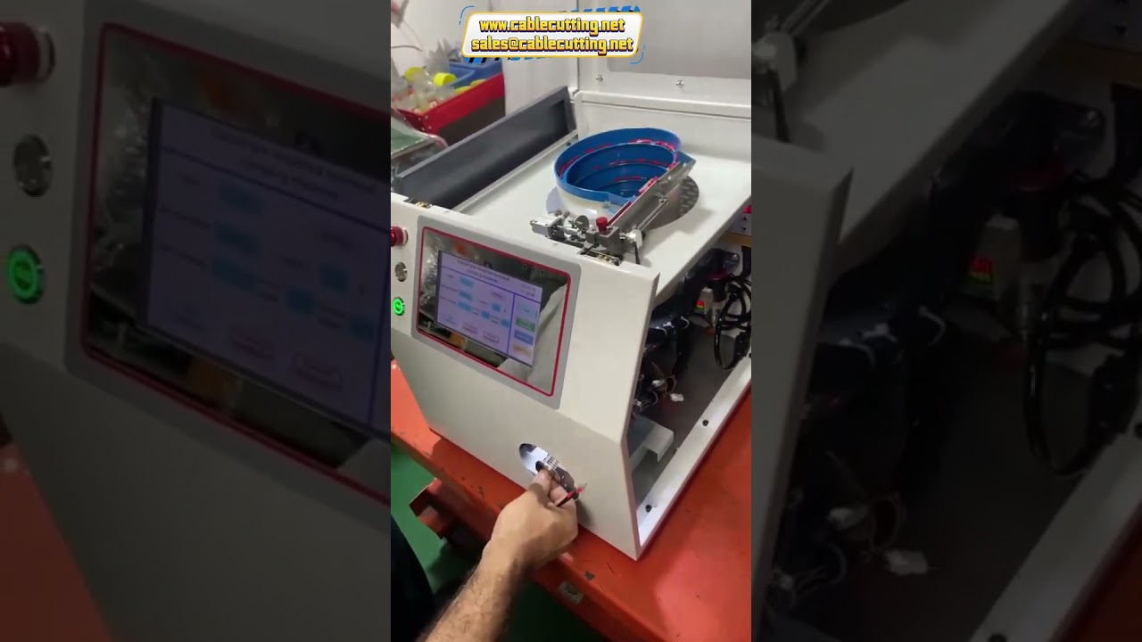 Otomatik Ferrul Terminal Sıyırma ve Presleme Makinesi - Kablo Sıyırma ve Yalıtım Terminal Presi