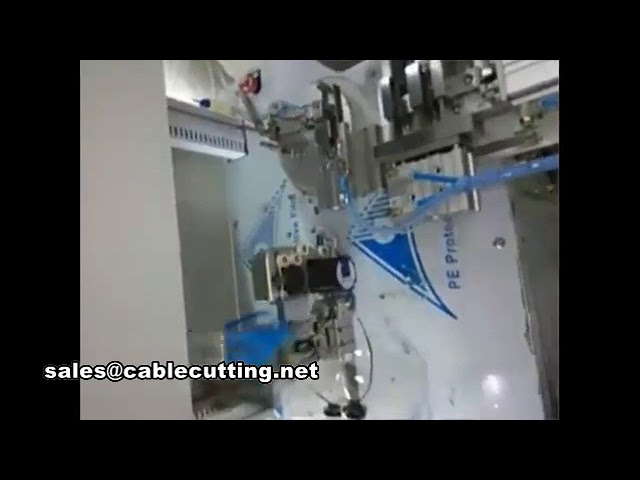 Tam Otomatik Tel Kesme, Sarma, Bağlama ve Kablo Sıyırma Makinesi