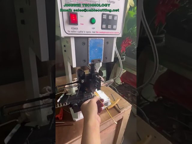 Super Mute 2T OTP Yarı Otomatik Terminal Kıvırma Makinesi | Kablo Tel İşleme