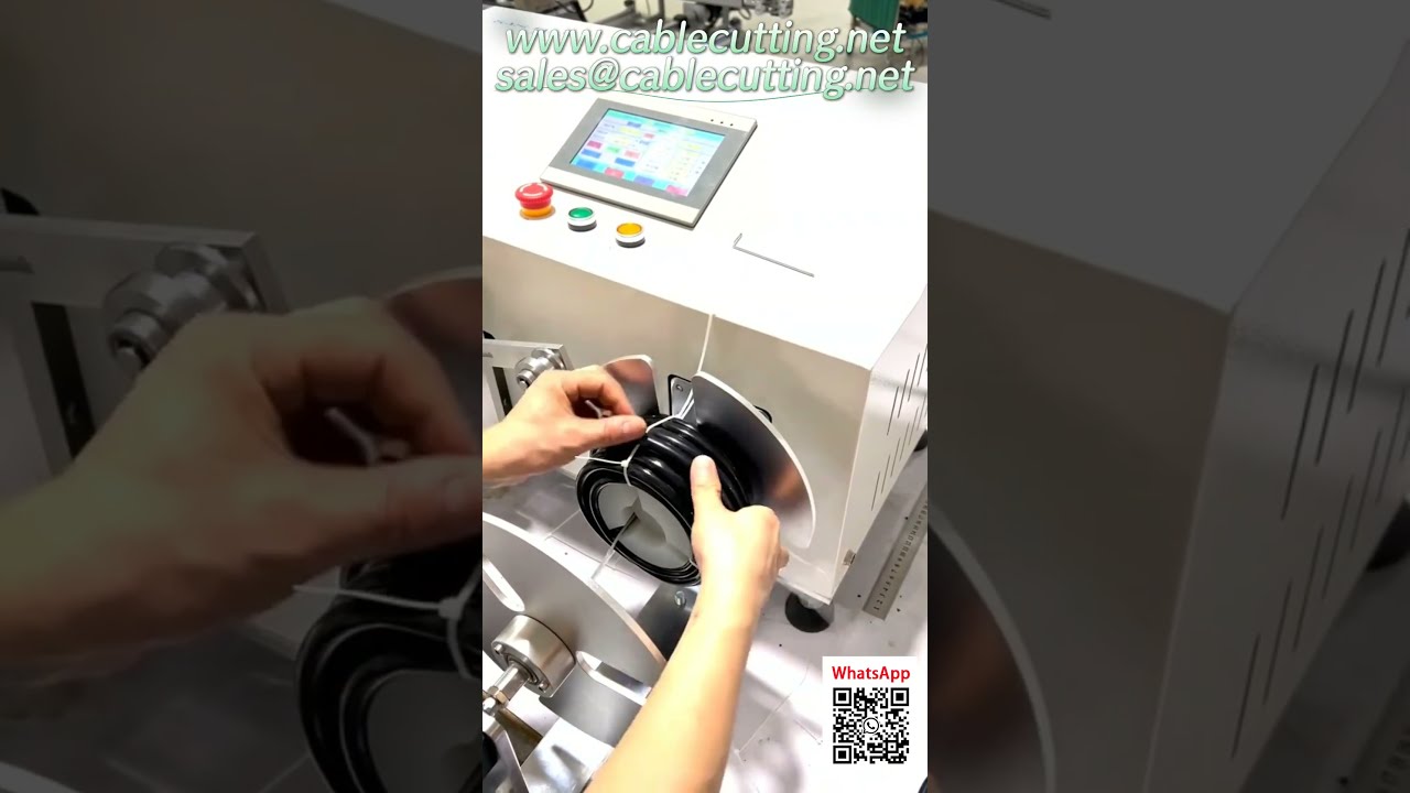 Otomatik Hava Hortumu Sarma Makinesi | Ölçüm, Sarma ve Kesme Tek Makinede