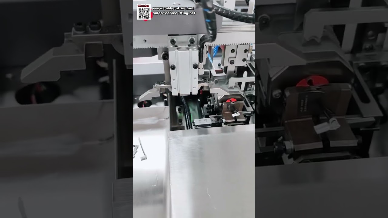 Otomatik Terminal Presleme, Isı Büzüşme Tüpü Yerleştirme ve Tel Kalaylama Makinesi