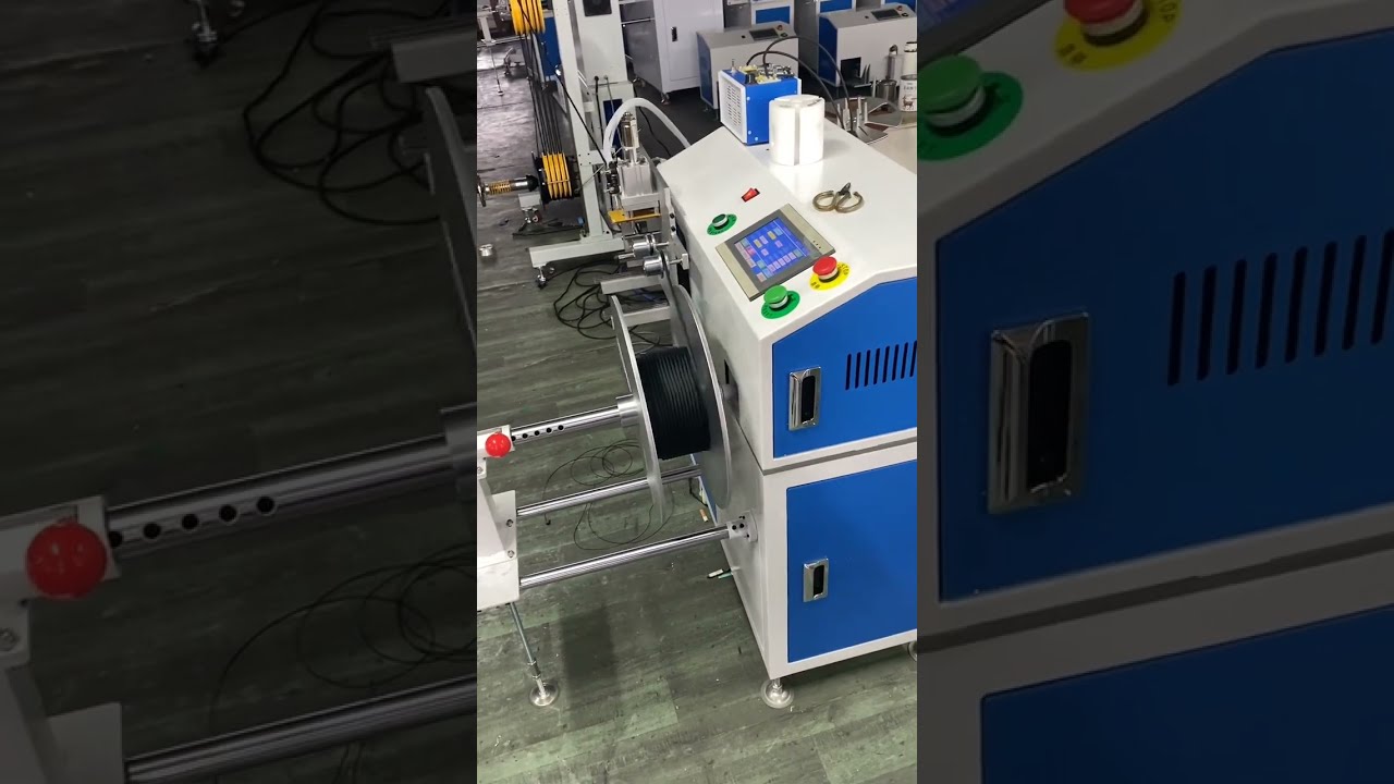 Naylon Bağlama İpleri İçin Otomatik Metre Sayma, Sıcak Kesim ve Sarma Makinesi