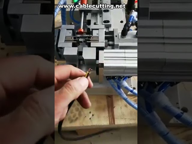 Çok Fonksiyonlu Pnömatik Otomatik Tel Kesme ve Sıyırma Makinesi | Yüksek Verimli Fabrika Ekipmanları