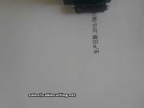 Handheld Portable Inkjet Code Date Printer for Carton Box & Cable Wire Coding