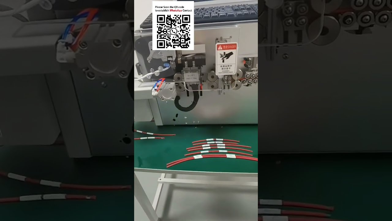 Tam Otomatik Tel Kesme, Soyma, Baskı ve Numara Tüpü Yerleştirme Makinesi