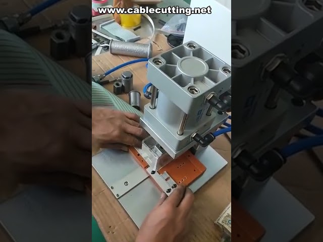 Şerit Kablo Presleme Makinesi | Düz Kablo Sıkıştırma ve Otomatik Tel İşleme
