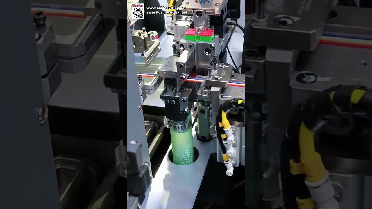 Tam Otomatik Tel Kesme, Sıyırma ve Terminal Presleme Makinesi